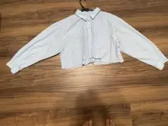 AZUL by moussy クロップドシャツ