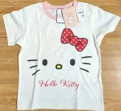 新品・未使用品　ハローキティ　半袖Ｔシャツ　上下セット　サイズ９５