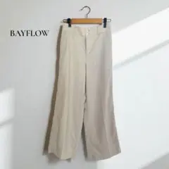 ベイフロー【4】パンツ ワイドシルエット ポケット付 r291