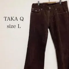 【タカキューTAKA Q】L パンツ　長ズボン　茶色　秋冬　メンズ　レディース