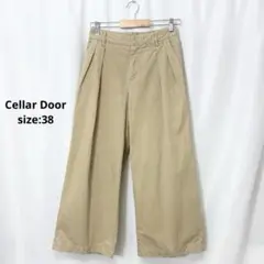 Cellar Door da VETTA タックワイドパンツ CHIARA 伊製