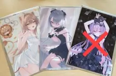 rurudo POP UP SHOP ランダムA4 クリアポスター 3セット