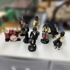 JAZZ 黒人 ジャズバンド 置物 オブジェ レコード部屋 JAZZ 黒人 ジャズバンド 置物 オブジェ レコード部屋 - メルカリ