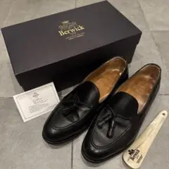 Berwick ブラック タッセルローファー 4340BCDABK
