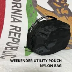 美品 WEEKENDER UTILITY NYLON POUCH BAG 黒