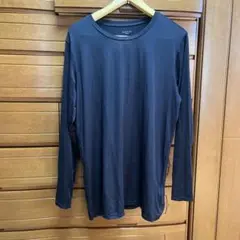 多分未使用PEACE FIT シルキーファクトブラック 長袖アンダーTシャツXL