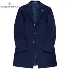 大人気♪タリアトーレ カシミアフランネルソリッドチェスターフィールドコート 44