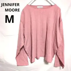 【JENNIFER MOORE】長袖　ニット　ピンク　М　海外　US古着
