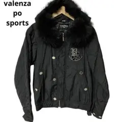 valenza po sports ブラックファー付きジャケット