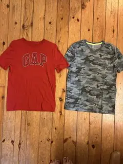 GAP Kids Tシャツ 迷彩柄　赤 XXL