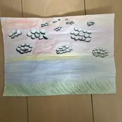 娘の描いた絵☺️
