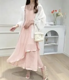 最終お値下げ アプレジュール キャミワンピース あかちゃすコラボ
