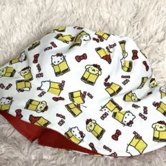 ハローキティ　Hello Kitty ポムポムプリン　 コラボ　ハット ぼうし