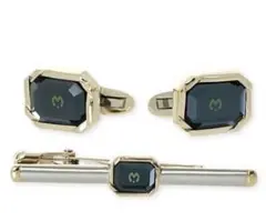 【美品】ミラショーン　カフス タイピン セット　シルバー系　箱無し