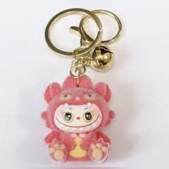 Labubu ラブブ 怪獣 bubu キーホルダー 赤 在庫２個