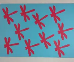 壁面飾り　秋　トンボ　9月　画用紙