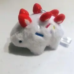たべものサウルス　マスコット　otogi工房　ステゴサウルス　ホワイト