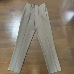 【新品未使用】SCOLF／スラックス　パンツ　毛100% 裾上げ前　茶　XL
