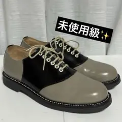 ⭐️未使用級⭐️REGAL リーガル　サドルシューズ　レザー　ブラック×グレー