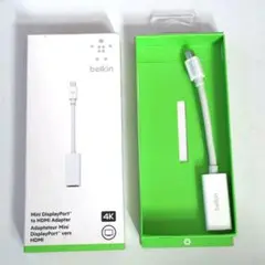 ベルキン Mini DisplayPort toHDMI 4K アダプタ♡F12