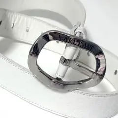 Karl kani カールカナイ ベルト 白