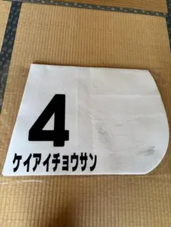 ケイアイチョウサン実使用ゼッケン