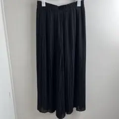 UNIQLO ユニクロ シフォン プリーツ スカート パンツ ブラック M