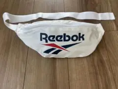 Reebok クラシックロゴ リーボックデルタ　ボディバッグ ホワイト