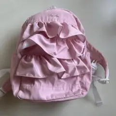 SLAPSLIP スラップスリップ　フリル付きピンクリュック　M 9L 双子