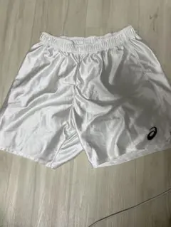 ASICS ホワイト バレーボールパンツ