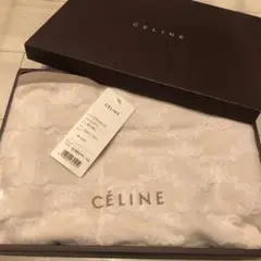 新品　CELINE セリーヌ　マカダム　トリオンフ総柄　ひざ掛け　ハーフケット