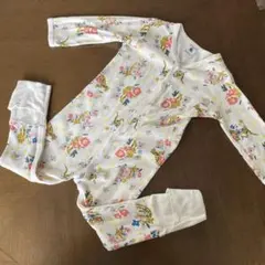 プチバトー　ロンパース　12m 足つき