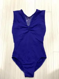 【ほぼ未使用】Vネックバックレースレオタード/Sサイズ