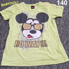 BABYDOLL ミッキー　Tシャツ 140　半袖　子供服　ディズニー