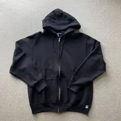 RUSSELL ATHLETIC ラッセル ジップ パーカー ブラック L