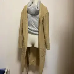 ロングカーディガン ベージュ