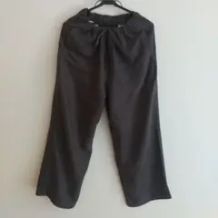 リネン100% 無印良品 フレンチリネンストレートパンツ
