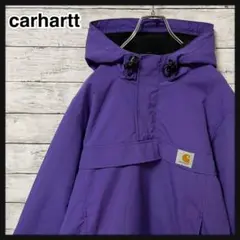 【即完売品】カーハートWIP☆ワンポイントロゴハーフジップマウンテンパーカー美品