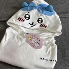 タグ付き　ちいかわ　なりきり半袖パーカー　はちわれver. サイズLL