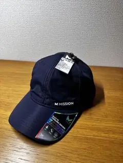 MISSION ネイビー キャップ クーリングぱフォーマンスハット