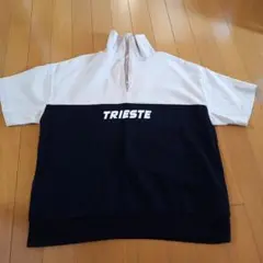 COLZA ジップアップ 半袖Tシャツ M
