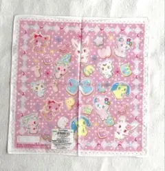 【未使用】平成レトロ　ジュエルペット　ハンカチ　2013年製
