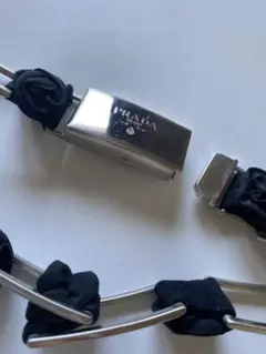 PRADA ベルト シフォン小花付き
