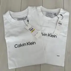 Calvin Klein ホワイト Tシャツ 2枚セット M リラックスフィット