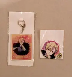 誰か夢だと言ってくれ　くじメイト　アクリルキーホルダー&缶バッジセット　夢路