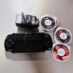 PSP本体 充電ケーブル UMDゲーム6枚セット