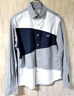 FAT ANIMALS クジラ 切り替え トップス シャツ レギュラーL