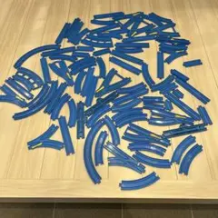全部　100本以上　 プラレール レールパーツセット 青