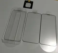 YAMAYA iPhone15 画面保護フィルム レンズ保護フィルム