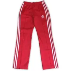 古着 adidas アディダス トラックパンツ ジャージ レッド S